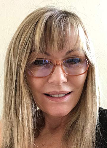 In Style Eyes Seymore Retro BiFocal Reading Glasses Clear Rose 2.00