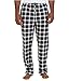 Nautica Men's Cozy Fleece Plaid, Black, Medium