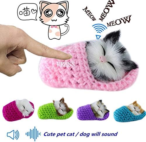 Summer Vacation 2018 New Fingerlings Children's Toys Cute Plush Cat/Dog Soft Toys Doll Lifelike Simulation Sound Kids Girls Best Gift&Decorative Pendant