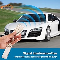 Koaudb for Audi Key Fob Cover 3 Buttons TPU Soft