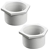 6-500-00 Wall Fitting Replacement for Polaris 180 280 280 Pool Cleaners | 2 Pack 6-500-00 Universal Wall Fitting (UWF) Connector Replacement for Polaris 180 280 280 360 380 3900 Pool Cleaners