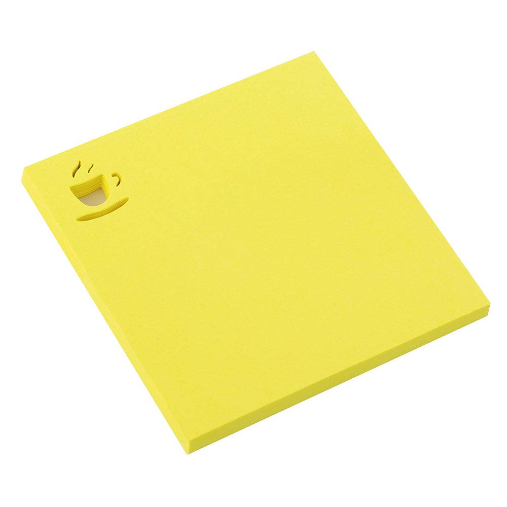 smart by Leviatan Sticky Notes smart by Leviatan Text 75 x 75 mm 50 Sheets Coffee