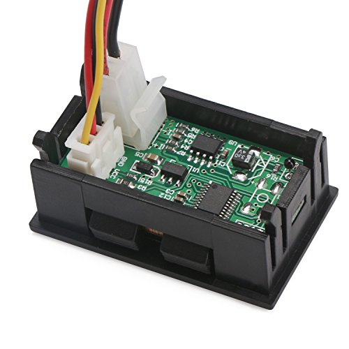 DC Voltmeter Ammeter Panel, DROK 0.96" OLED Display Digital Multimeter DC 0-33V 3A 0-99h59min 99W -15℃~~60℃ Run Time Temperature Power Capacity Energy Monitor Meter Gauge 12v 24v Battery Tester - Thumbnail 2