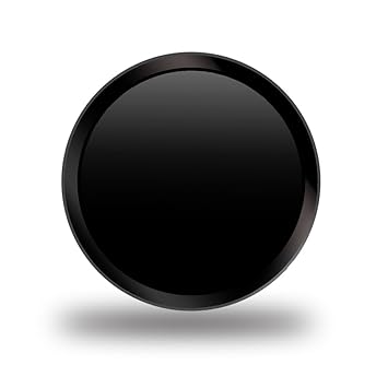 CELLBEE 2X Home Button Touch ID Sticker Kompatibel mit iPhone iPad Aufkleber Schwarz mit Schwarzem Ring 2.0 - Erhöhung bei iP