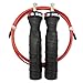 WODSKAI Jump Rope-Adjustable Speed Cable Skipping Ropes-Best for Crossfit, WOD, MMA, Boxing Fitness Training with Ball Bearing System-Free Carry Bag-Spare Cable Including