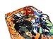 Motorcross Racing Dirtbike Checkered Flag Faux Fur Throw Blanket