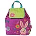 Stephen Joseph Quilted Backpack, Bunny,One Size