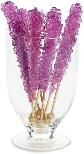 Grape Rock Candy Stick (1 count) Party Accessory by Squire Boone Village