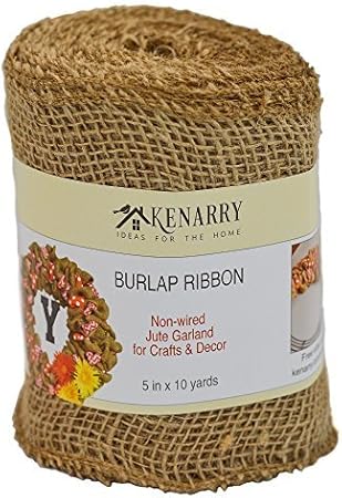1 inch burlap ribbon
