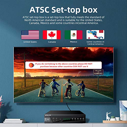 Digital TV Converter Box, Digital Converter for Analog TV, HD 1080P TV with Recorder, ATSC HDTV Digital Converter with Tuner, Pause Live, Multiple USB Playback - Thumbnail 4