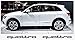 Audi Quattro side decal 38cm 2pcs. set (black)