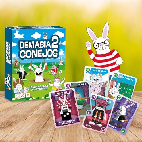 - Demasia2 Conejos | Juego De Mesa 7 Años O Más | Juegos De Mesa para 2 A 4 Jugadores | Juegos Infantiles | Juego Cartas Niños 15 Min | Regalo Niño 7 Años