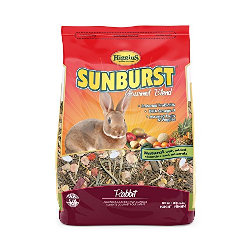 Higgins Sunburst Gourmet Food Mix for Rabbits Net WT 3LB (1.31KG)