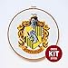 Hufflepuff Cross Stitch Kit, 14 Count White Aida, 8.7