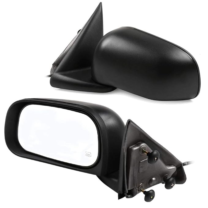 ECCPP Side Mirrors, A Pair of Rear View Mirrors Black Power