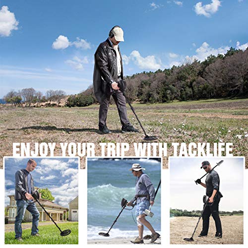 TACKLIFE Metal Detector MMD02, Adjustable Metal Finder (24"45") for