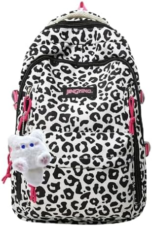 Amazon.com: HOKMAH Fashion Cheetah Backpack Shoulder Bag 