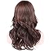 KeeWig Synthetic Brown Wig Long Wavy Chestnut Brown Frosted Light Auburn ANGEL #FS6/30