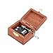 Walmeck Retro Wooden Musical Box Hand Crank Music Box Exquisite Workmanship 4 Patterns for Option (Bunny, Always with You) (1pc)