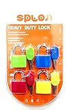 Celebration Gift SPLON TRI-CIRCUS 20 mm Multi color Luggage Lock (Pack of 4)