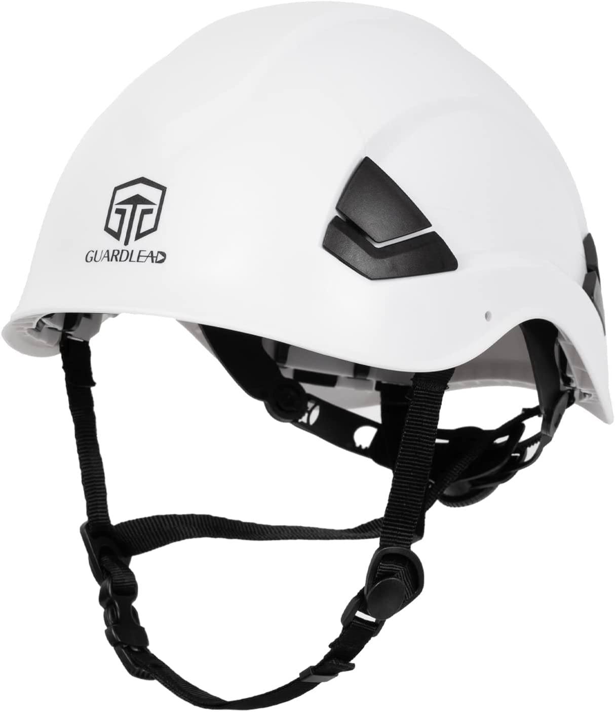 Vented Safety Helmet, Construction Helmet with EN 397 Industrial Helmet, ANSI Z89.1 Approved Work Helmet for Industry and Construction (White)