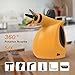 Ymiko Handheld Multi-Purpose Pressurized Steam Cleaner with 9-Piece Accessories for Stubborn Stains Removal in Bathroom, Kitchen, Surfaces, Floor, Carpet & Much More, Orange