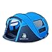 HUI LINGYANG Outdoor Instant 4-Person Pop Up Dome Tent - Easy, Automatic Setup -Ideal Shelter for Casual Family Camping Hiking, Blue