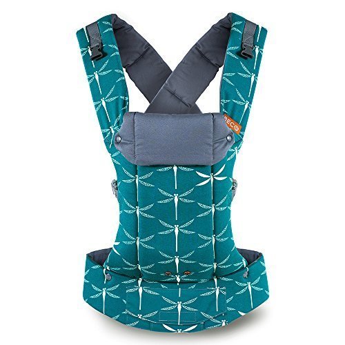 Beco Gemini Baby Carrier Dragonfly - Multi-Position Soft Structured Sling w/ Adjustable Straps & Comfort Padding for Infant/Toddler Hip Support - Dragonfly with Pocket