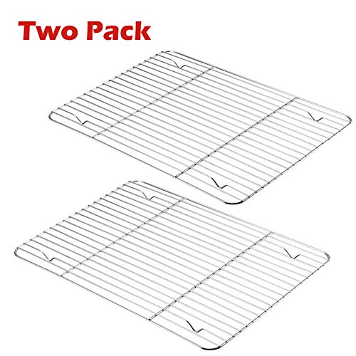 P&P CHEF Cooling Rack Pack of 2, Stainless Steel Baking Racks for