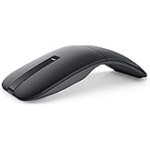 Dell Bluetooth Travel Mouse MS700, 4000 DPI, 2 Buttons | Bluetooth 5.0 LE, Touch Scroll, Swift Pair, AAA Batteries Included, 3 Year Advanced Exchange, Black