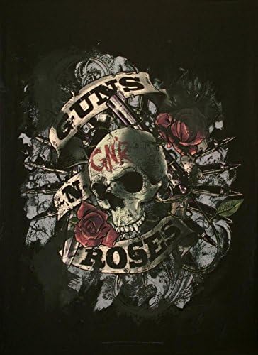 LPG International Guns N Roses "Skull" Fabric Poster Print, 30 by 40-Inch