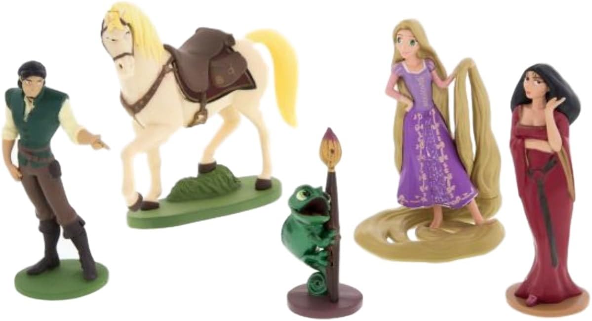 Disney Parks Tangled Collectible Figures Set