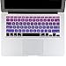 Kuzy Keyboard Cover Silicone Skin Protector, Purple