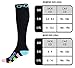 Compression Socks (1 pair) for Men & Women by INFINITY - BEST for Running, Nurses, Shin Splints, Flight Travel, & Maternity Pregnancy - Boost Athletic Stamina & Recovery (Spectrum, L/XL)