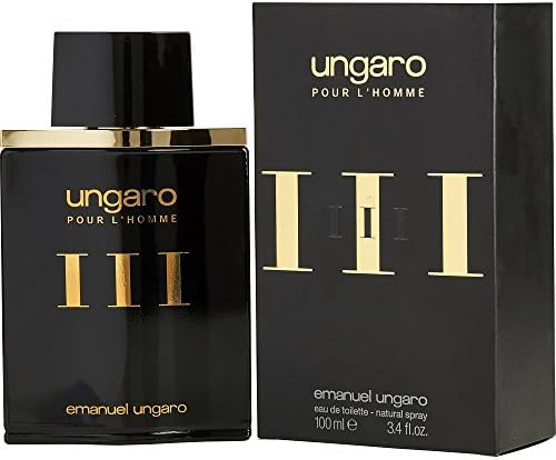 UNGARO III by Ungaro EDT SPRAY 3.4 OZ (NEW PACKGING) for MEN ---(Package Of 3)