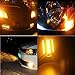 KATUR 4pcs 1156 BA15S 1141 7056 5630 33-SMD Amber 900 Lumens Super Bright LED Turn Tail Brake Stop Signal Light Lamp Bulb 12V 3.6W