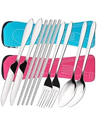 Juego de 8 cuchillos, tenedores, cucharas, palillo