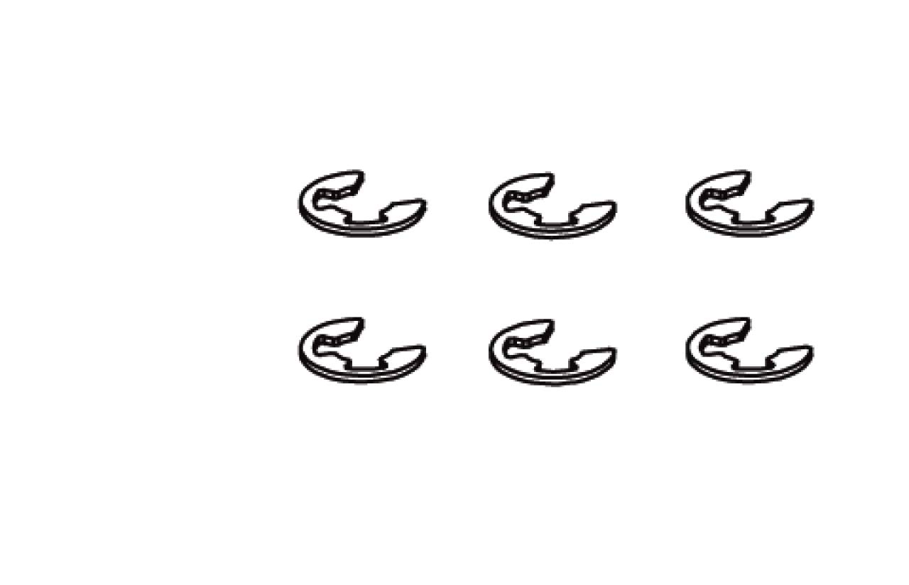 Jamara Jamara505047 7 mm Voltage/Major E-Clip