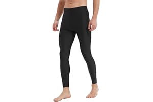 Witkey Men's Long Swim Pants UV Protection Compression Workout Surfing Legging Quick-Dry & Breathable Swimming Pants