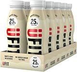 UFIT 25g Protein Shake White Chocolate Ready to Drink 10 x 330 ml