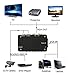 eSynic RCA Composite AV S-Video to VGA Converter Box CCTV DVR PC Laptop to TV Projector VGA Input to VGA Output Video Converter Adapter