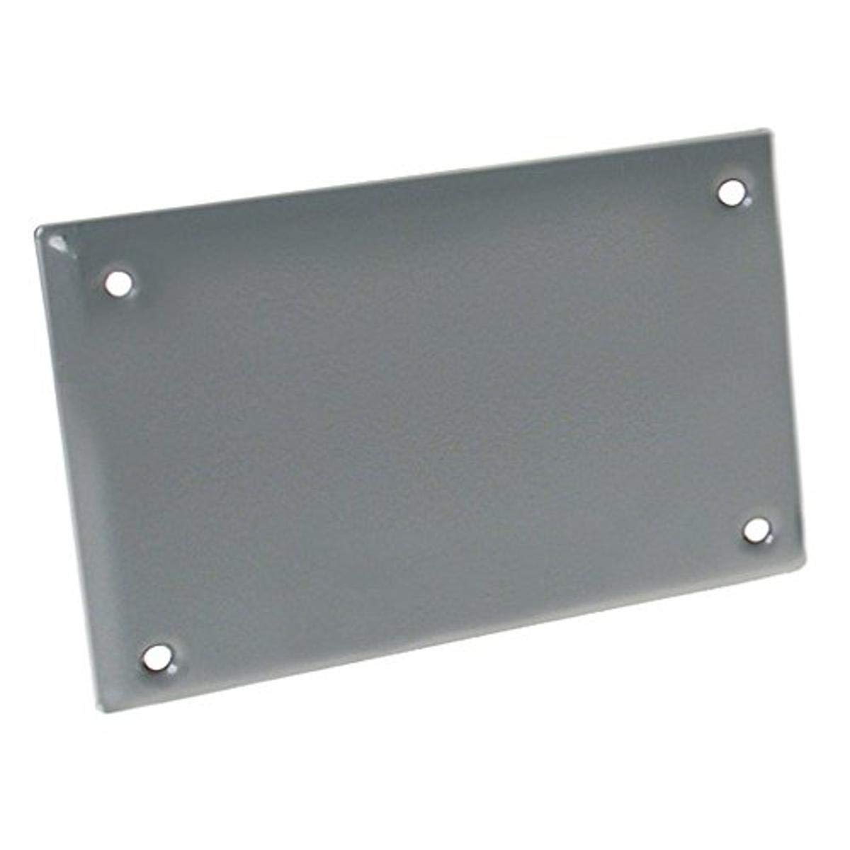 Photo 1 of 3-Gang Weatherproof Cover Blank, Gray