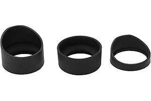 Binocular Eye Cup, 3Pcs Replacement Rubber Eyecup Eyeprotects Rubber Eyepiece Covers with 33mm Diameter Microscope for Binocu
