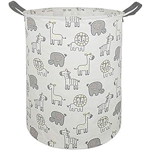 MAIZMZ Large Waterproof Storage Bin Lightweight Organizer Basket for Laundry Hamper Toy Bins Gift Baskets Dirty Clothes…