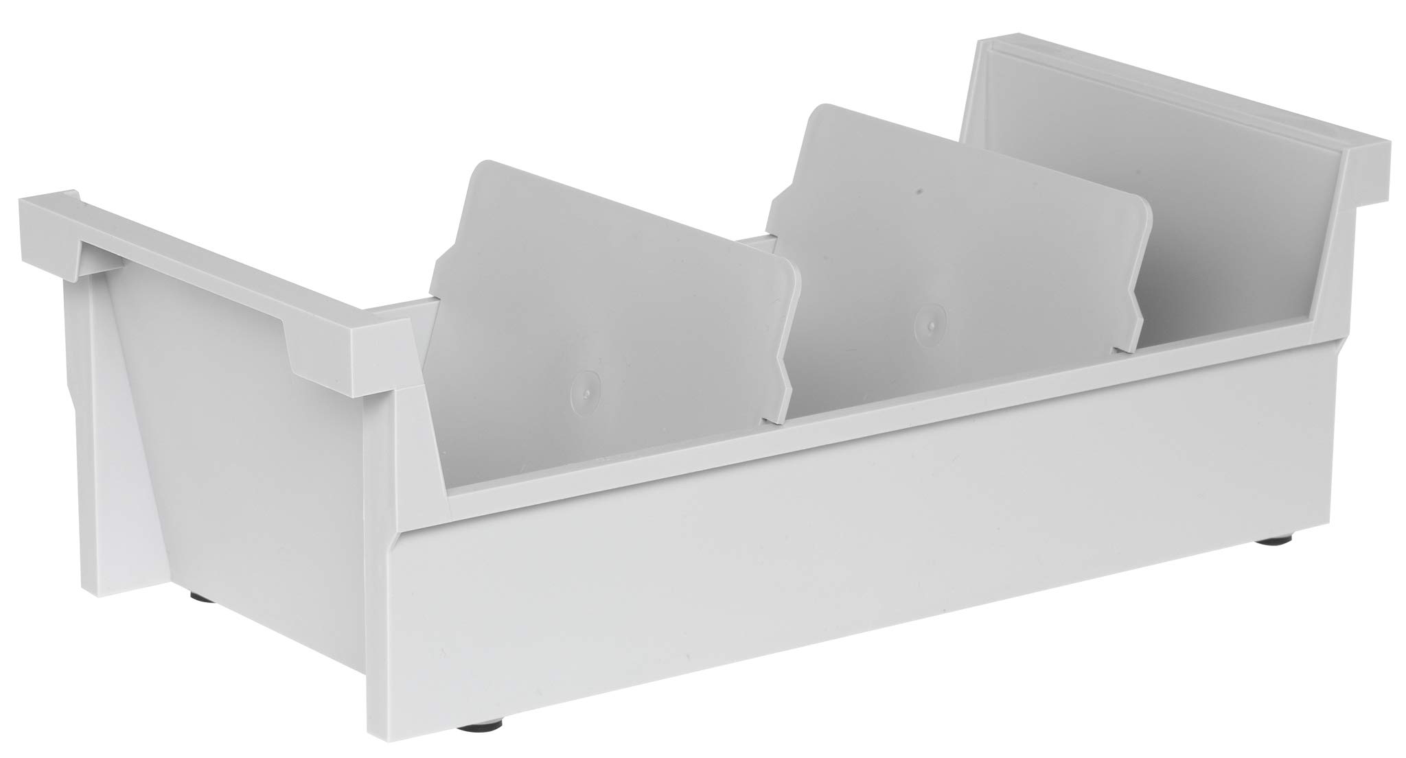 HAN 856-0-11, Suspendable box A6 landscape, for 1,000 cards, with 2 support plates, light-grey