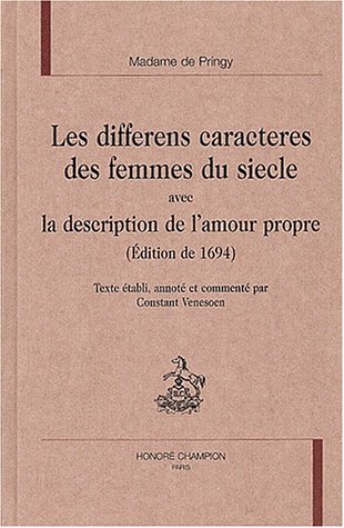 Les  differens caractères des femmes du siècle