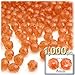 The Crafts Outlet 1,000pc Faceted Plastic Transparent Beads Round 8mm Clear Beads