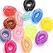 100pc Mix Color Plastic Hair Elastics Ponytail Hold
