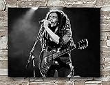 Huawuque Bob Marley Brighton Poster Standard Size | 18-Inches by 24-Inches | Bob Marley Brighton Posters Wall Poster Print