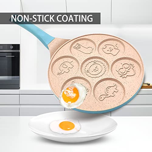 Mini Pancakes Griddle Mold, Breakfast Maker Kids Pancake Mold Crepe